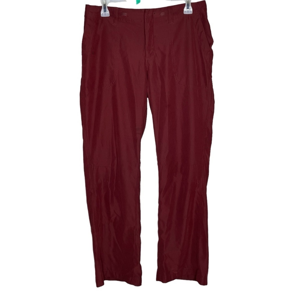 Patagonia pants outdoor hiking women’s size 10 straight leg burgundy red